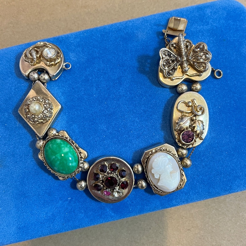 Unsigned bracelet, vintage jewelry